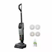 Bissell SpinWave + Vac Pet Pro belaidis dulkių siurblys šlapiai ir sausai valyti, cikloninis, su maišeliu, 0,4 l, juodas/pilkas
