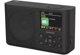 Kenwood CR-M33DAB nešiojamas skaitmeninis radijo imtuvas juodos spalvos