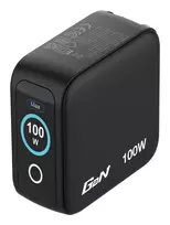 Verbatim Mini GaN įkroviklis 100W su ekranu, AC, 20 V, juodas