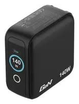 Verbatim Mini GaN įkroviklis 140W su ekranu, patalpų, AC, 28 V, juodas