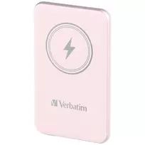 Verbatim Charge 'n' Go belaidis magnetinis power bank 5000mAh rožinis