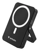 Verbatim Charge 'n' Go belaidis magnetinis maitinimo bankas su stovu - 10000 mAh Juoda