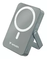 Verbatim Charge 'n' Go belaidė magnetinė Power Bank su stovu - 10000 mAh Pilka