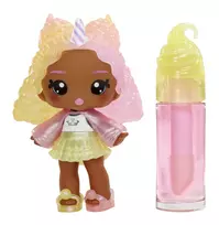 MGA Entertainment Yummiland lūpų blizgesio lėlė 2 serija – Cotton Candy (Nia Candy Fluff)