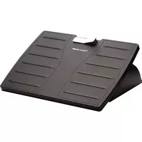 Fellowes kojų atrama po stalu – Office Suites ergonomiška kojų atrama su 3 aukščio reguliavimo padėtimis ir antibakterine technologija – juoda