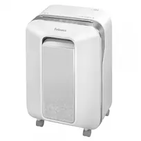 Fellowes Powershred LX201 mikro smulkinimo popieriaus smulkintuvas baltas, mikro smulkinimas, 23 cm, 2 x 12 mm, 22 l, Touch, 4 ratai