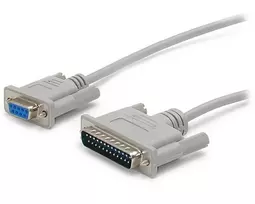 StarTech.com 10 pėdų kryžminis DB9 į DB25 nuoseklusis null modem laidas - F/M