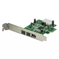 StarTech.com 3 prievadų 2b 1a 1394 PCI Express FireWire kortelė
