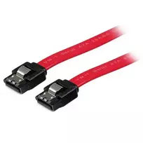 StarTech.com 6 colių fiksuojantis SATA kabelis, 0,1524 m, vyriškas/vyriškas, raudonas