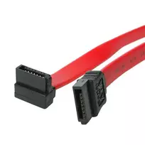 StarTech.com 6 colių SATA į dešinįjį kampą SATA Serial ATA kabelis, 0,152 m, SATA III, Kištukas/Kištukas, Raudona, Tiesus, Dešinysis