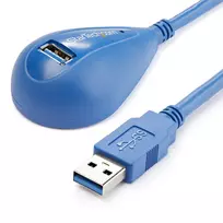StarTech.com 5 pėdų stalinis SuperSpeed USB 3.0 ilginimo kabelis - A į A M/F