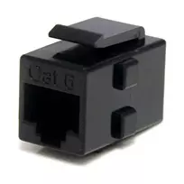 StarTech.com Cat6 RJ45 Kištukinė jungtis tinklui – F/F, juoda