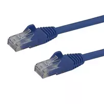 StarTech.com 10m CAT6 Ethernet kabelis - mėlynas CAT 6 Gigabit Ethernet laidas - 250MHz 100W PoE RJ45 UTP tinklo/jungiamasis laidas be užkabinimų su įtempimo mažinimu, individualiai išbandytas