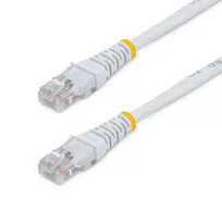 StarTech.com 15 m baltas Cat5e UTP RJ45 pataisinis kabelis