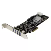 StarTech.com 4 prievadų PCI Express (PCIe) USB 3.0 kortelė su 2 atskirais 5Gbps kanalais, UASP, SATA / LP4 maitinimu