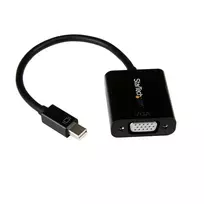 StarTech.com Mini DisplayPort į VGA adapteris – aktyvus Mini DP į VGA keitiklis – 1080p vaizdas – mDP arba Thunderbolt 1/2 Mac/PC prie VGA monitoriaus/projektoriaus/ekrano – mDP 1.2 į VGA kištukas – juodas