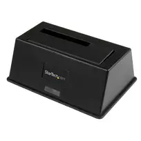 StarTech.com SDOCKU33BV Vieno lizdo USB 3.0 prie SATA kietojo disko prijungimo stotelė, USB 3.0 (5Gbps) išorinis kietojo disko dokas, 2,5/3,5 colio SATA I/II/III HDD/SSD dokas