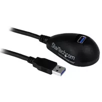 StarTech.com 5 pėdų juodas SuperSpeed USB 3.0 prailginimo kabelis - A į A M/F