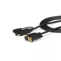 StarTech.com 3 pėdų HDMI į VGA aktyvus keitiklio kabelis - HDMI į VGA adapteris - 1920x1200 arba 1080p