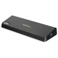 StarTech.com USB 3.0 dokavimo stotelė su dviem monitoriais, HDMI ir 4K DisplayPort – USB 3.0 į 4x USB-A, Ethernet, HDMI ir DP – universali USB Type A dokavimo stotelė, skirta „Mac“ ir „Windows“
