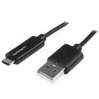 StarTech.com Micro-USB laidas su LED įkrovimo indikatoriumi – vyriškas į vyrišką – 1 m