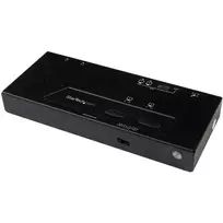 StarTech.com 2x2 HDMI matricinis jungiklis - 4K su greitu perjungimu ir automatiniu atpažinimu