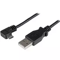 StarTech.com Micro-USB įkrovimo ir sinchronizavimo laidas M/M – stačiu kampu Micro-USB – 24 AWG – 2 m