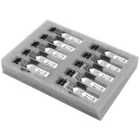 10 vnt. Cisco GLC-SX-MM suderinamas SFP modulis - 1000BASE-SX - 1GbE daugiamodis šviesolaidinis siųstuvas-imtuvas - LC 550m - 850nm