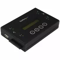 StarTech.com SU2DUPERA11 - USB ir SATA diskų kopijavimo ir trynimo įrenginys, 1:1, LCD ekranas
