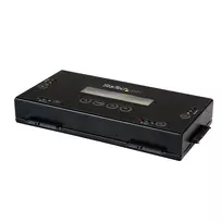 StarTech.com 4 lizdų SSD/HDD kietųjų diskų trynimo įrenginys - 2,5 colio ir 3,5 colio SATA - autonomiškas saugus išorinis diskų sanitizeris - 9 trynimo režimai - RS232 spausdintuvo prievadas - atitinka NIST/DOD ir TAA