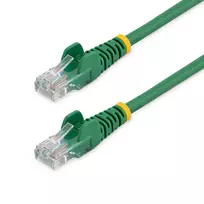 StarTech.com Cat5e eterneto jungiamasis kabelis su apsaugotais RJ45 kištukais - 0,5 m, žalias