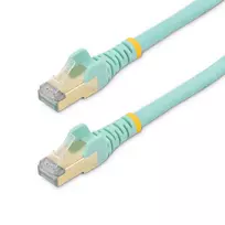 StarTech.com 3 m CAT6a Ethernet kabelis - 10 Gigabit ekranuotas RJ45 100W PoE laidas - 10GbE STP tinklo kabelis su įtempimo mažinimu - žydras, individualiai testuotas / laidai UL sertifikuoti / TIA