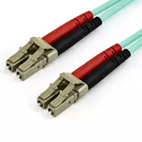 StarTech.com 7m (22ft) LC/UPC į LC/UPC OM4 daugiamodis šviesolaidinis kabelis, 50/125µm LOMMF/VCSEL Zipcord, 100G, maži įterpimo nuostoliai – LSZH šviesolaidinis trumpiklis