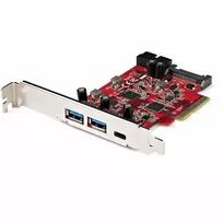 „StarTech.com“ 5 prievadų USB PCIe kortelė – 10Gbps USB 3.1 Gen 2 PCIe kortelė su 1x USB-C ir 2x USB-A bei 1x 2 prievadų IDC (vidinė 5Gbps USB antraštės plėtinys) – USB C PCI Express valdiklio kortelė