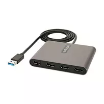 StarTech.com USB 3.0 į 4x HDMI adapteris, USB į 4 monitorius, skirta Windows (neveikia su macOS/ChromeOS/Linux) - TAA