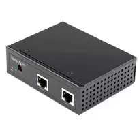 StarTech.com Pramoninis Gigabit PoE Skirstytuvas – 90W Didelės Galios Maitinimas per Ethernet PoE+++ – 12-48V DC Skirstytuvas 802.3bt – LAN/RJ45 Ultra PoE į DC Adapteris – -40°C iki +75°C