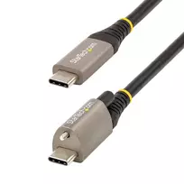 StarTech.com 50 cm USB-C laidas su užrakinamu varžteliu - USB 3.2 Gen 2, 10Gbps, 100W (5A) PD, DP Alt režimas