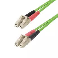 StarTech.com 3m (9.8ft) LC-LC (UPC) OM5 daugiamodis šviesolaidinis kabelis, 50/125µm dupleksinis LOMMF zipcord, VCSEL, 40G/100G, LSZH šviesolaidinis trumpiklis
