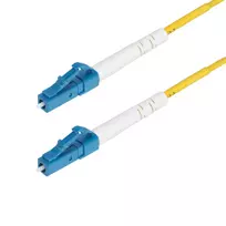 StarTech.com 10m (32,8 pėdų) LC į LC (UPC) OS2 vienmodis paprastas šviesolaidinis kabelis, 9/125 µm, 40G/100G, atsparus lenkimui, maži įterpimo nuostoliai, LSZH šviesolaidinis trumpiklis