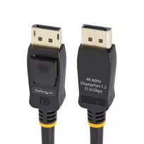 StarTech.com 2m (6.6ft) VESA sertifikuotas DisplayPort kabelis – 10 vnt. pakuotė – DisplayPort 1.2 kabelis su fiksatoriais, 4K 60Hz UHD, DP į DP monitoriaus kabelis