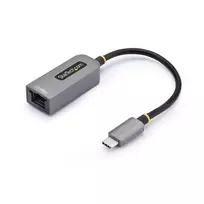 StarTech.com USB-C į Ethernet adapteris 2.5GbE, NBASE-T tinklo plokštė, USB 3.0 Type-C 2.5/1G kelių greičių tinklas, suderinamas su Thunderbolt, Windows ir Mac