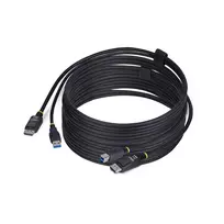 StarTech.com 10ft (3m) DisplayPort ir USB 5Gbps KVM laidas, 4K 60Hz, universaliai suderinamas DP 1.2/USB 3.0 kombinuotas laidas KVM jungikliams
