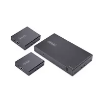 StarTech.com 4 prievadų HDMI signalo skirstytuvas ir prailgintuvas per CAT6, 4K 60Hz, iki 70 m, 1x4 HDMI per Ethernet rinkinys su IR ir maitinimu per kabelį