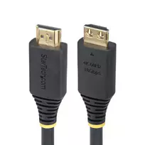 StarTech.com 10ft (3m) greitasis HDMI laidas su griebimo jungtimis, 4K 60Hz/1440p 144Hz, HDR10/HDCP 2.2/ARC, 18Gbps, UHD HDMI 2.0 laidas TV/monitoriui/ekranui, TPE apvalkalu