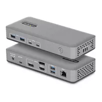StarTech.com 199UE-USBC-DOCK nešiojamojo kompiuterio dokas / prievadų kartotuvas, laidinis, USB 3.2 Gen 2 (3.1 Gen 2) Type-C, pilka