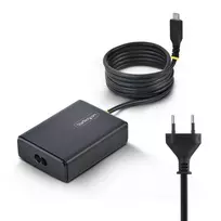 StarTech.com 100W USB-C nešiojamojo kompiuterio įkroviklis su 1,5 m USB-C kabeliu, maitinimo adapteris, tinka Dell, XPS, HP ProBook, MacBook Pro, Microsoft Surface Pro
