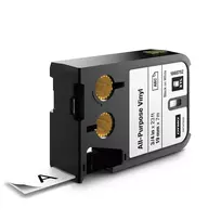 DYMO XTL Visiems Tikslams Vinilo Etiketės | 19 mm | Juoda ant Baltos