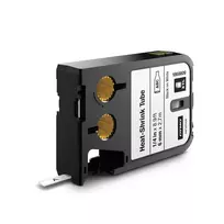 DYMO XTL termosusitraukiančių vamzdelių juosta | 6 mm x 2,7 m | juoda ant baltos