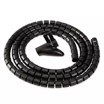 Fellowes CableZip - juodas, kabelių mova, stalas, juoda