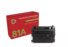 Sertifikuotas atnaujintas toneris „Everyday™ Mono“ firminis Xerox, suderinamas su HP 81A (CF281A), standartinės talpos